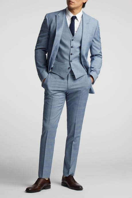 Check Tailored Fit Suit Jacket - Image 2