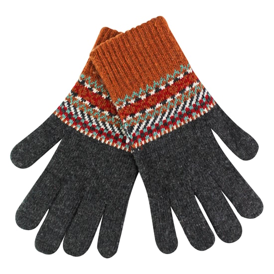 Herrullvantar | Vinterfina Fairisle-vantar för kallt väder - Image 3