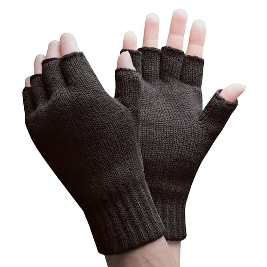 Fingerlösa handskar för herrar med termiskt fleecefoder - Image 3