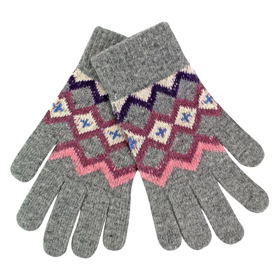 Ullhandskar för damer | Vinter Söta Fairisle-handskar för kallt väder - Image 3