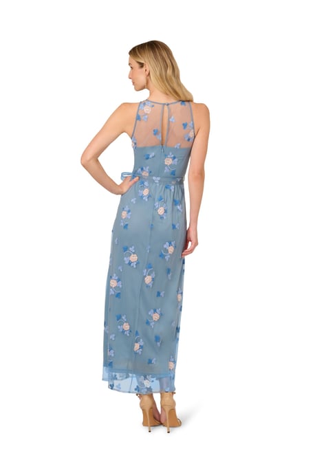 Halter Embroider Maxi - Image 2