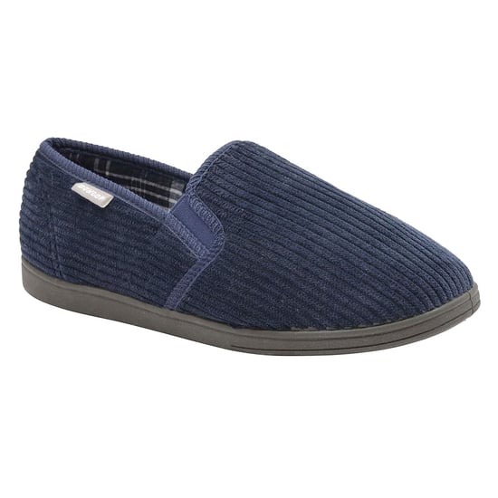Tartanfodrade tofflor med memory foam för herrar - Image 2