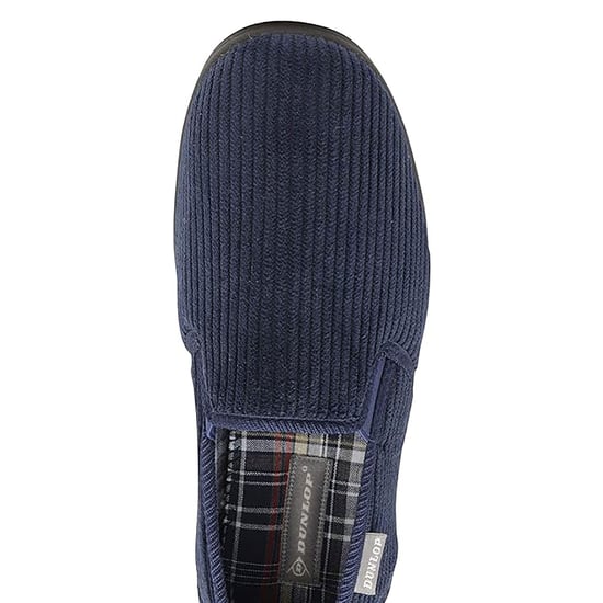 Tartanfodrade tofflor med memory foam för herrar - Image 5