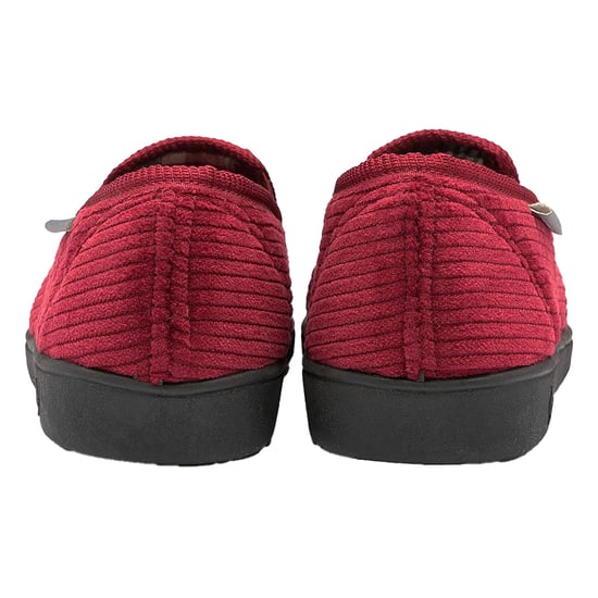 Mens Tartan Lined Slippers With Memory Foam - Image 4