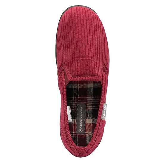 Mens Tartan Lined Slippers With Memory Foam - Image 5