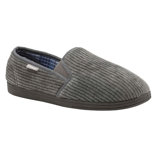 Tartanfodrade tofflor med memory foam för herrar - Image 2