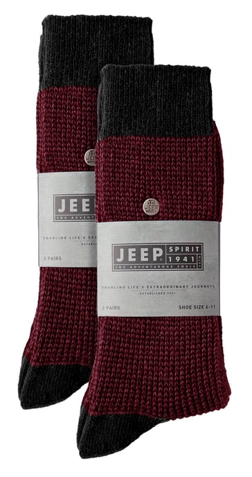 4 Pack Mens Cotton Dress Socks | Spirit Square Knit Socks - Image 2