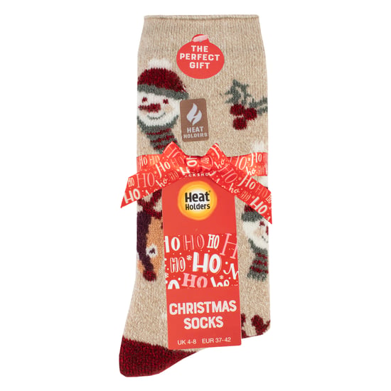 Ladies Lite Thermal Christmas Novelty Patterned Socks - Image 2