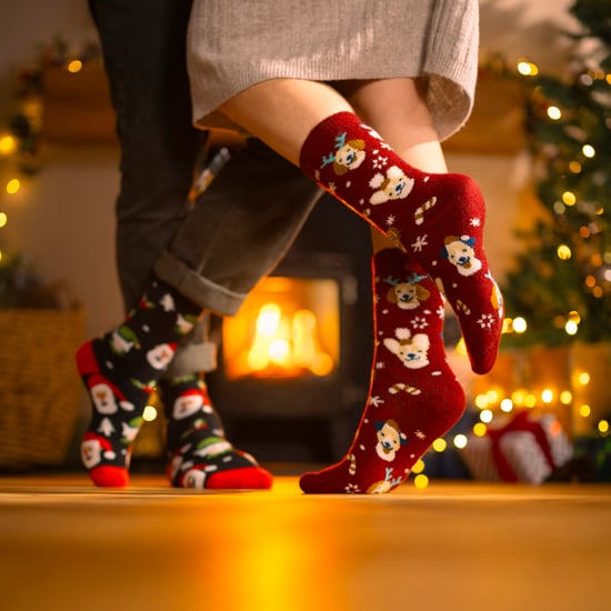 Ladies Lite Thermal Christmas Novelty Patterned Socks - Image 5