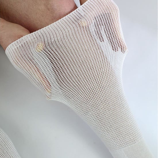 4 Pack Long Bamboo Diabetic Socks With Grips for Men and Women - Image 4