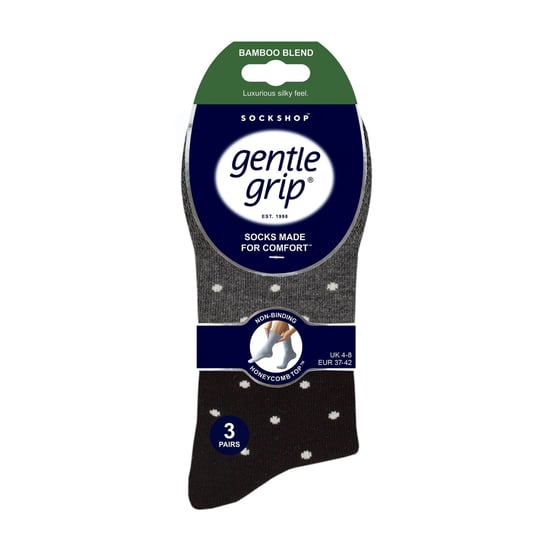6 Pack Ladies Non Elastic Loose Top Bamboo Socks - Image 2