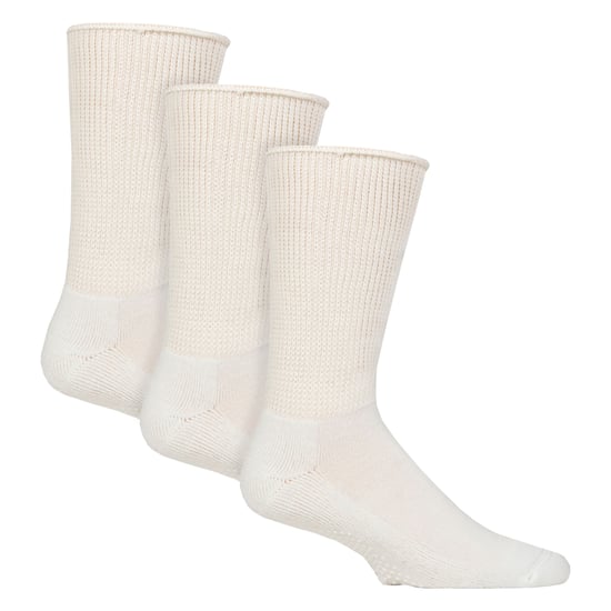 3 Pairs Diabetessokken met Grips | Extra Brede Antislip Slippersokken - Image 1
