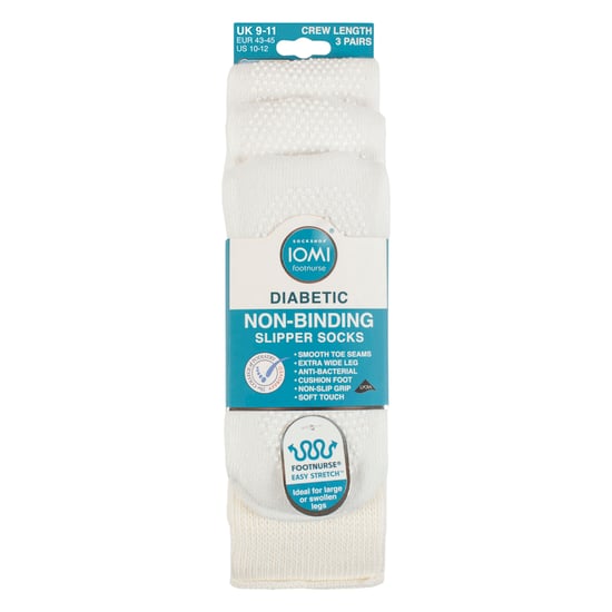 3 Pairs Diabetessokken met Grips | Extra Brede Antislip Slippersokken - Image 2