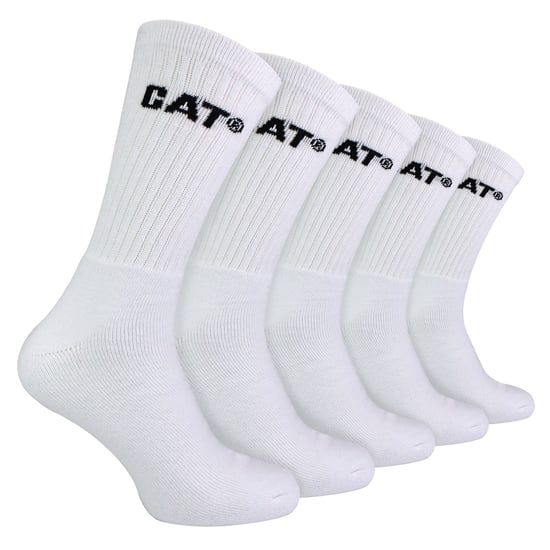 Mens 5 Pack Durable Cotton Performance Work Socks - Image 1