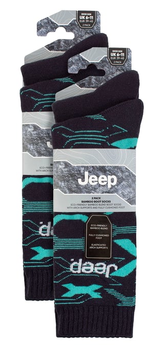 Mens Bamboo Boot Socks | Thick Heavy Duty Socks | Socks Ideal for Hiking - Image 2