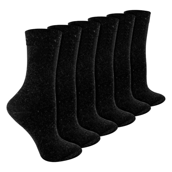 Ladies 6 Pack Bamboo & Merino Wool Blend Socks - Image 1