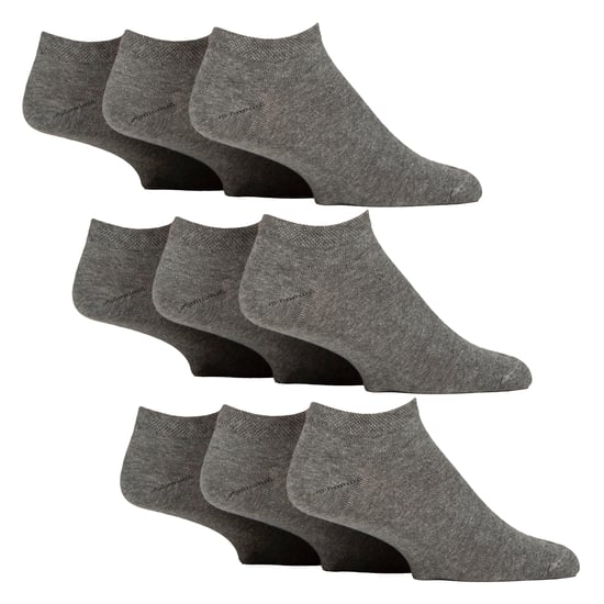 9 Pack Mens Diabetic Trainer Socks | Non Elastic Extra Wide Ankle Socks - Image 1