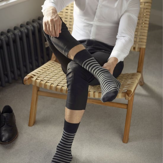 6 Pack Mens Non Elastic Square Patterned Cotton Socks for Poor Circulation - Image 5
