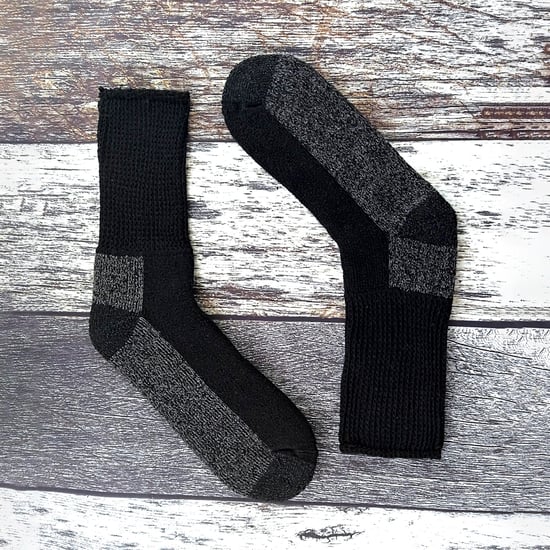 3 Pairs Mens Loose Top Comfort Cushioned Cotton Diabetic Work Socks - Image 3