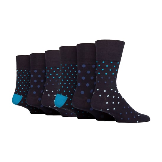 6-pack heren non-elastische losse bovenkousen van bamboe - Image 1