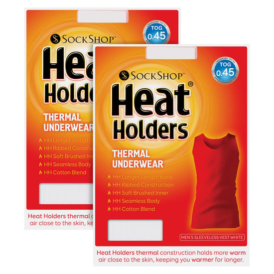 2 Pack Mens Sleeveless Thermal Top for Winter - Image 2