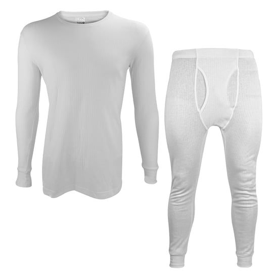 Mens Thermal Underwear Set | Fleece Lined Top & Long Johns Set - Image 1