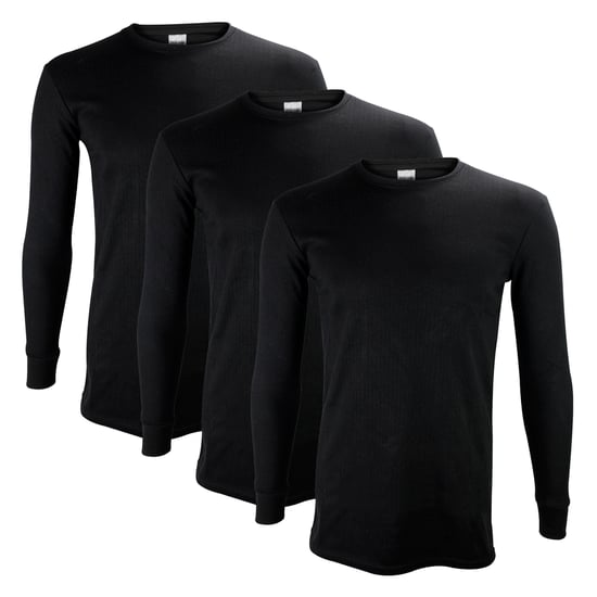 3-pack herrar termiska underkläder topp | vinter baslager långärmad topp - Image 3