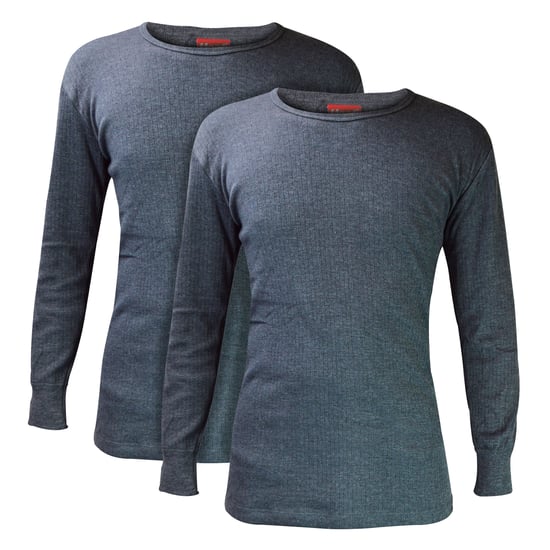 2 Pack Mens Long Sleeve Thermal Top for Winter - Image 1