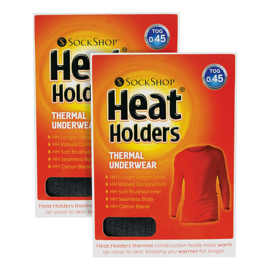 2 Pack Mens Long Sleeve Thermal Top for Winter - Image 2
