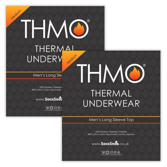 2-pack långärmade termotröjor för herrar | varm vintertröja i fleece - Image 2