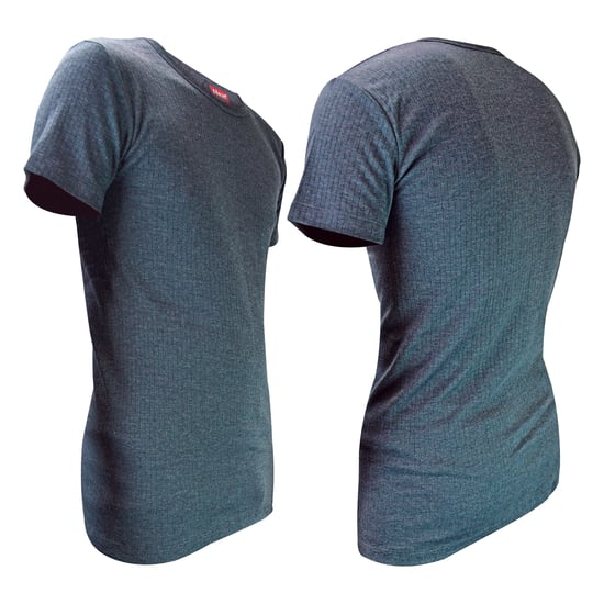 2 Pack Mens Short Sleeve Thermal Top for Winter - Image 3