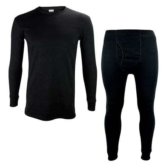 Heren Thermisch Ondergoed Set | Fleece Gevoerde Top & Lange Broek Set - Image 1