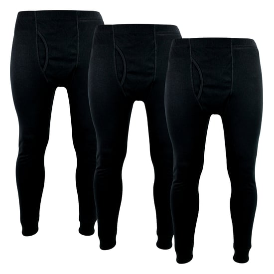 3 Pack Kids Thermal Bottoms | Warm Base Layer Thermal Underwear Bottoms - Image 3