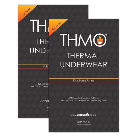 2 Pack Kids Thermal Bottoms | Winter Base Layer Thermal Underwear Bottoms - Image 2