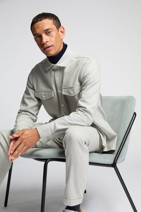 Flannel Trousers With Turn Up - Image 2