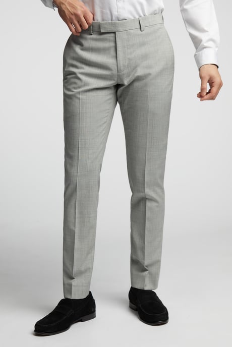 Check Tailored Fit Suit Trousers - Image 1