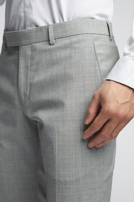 Check Tailored Fit Suit Trousers - Image 2