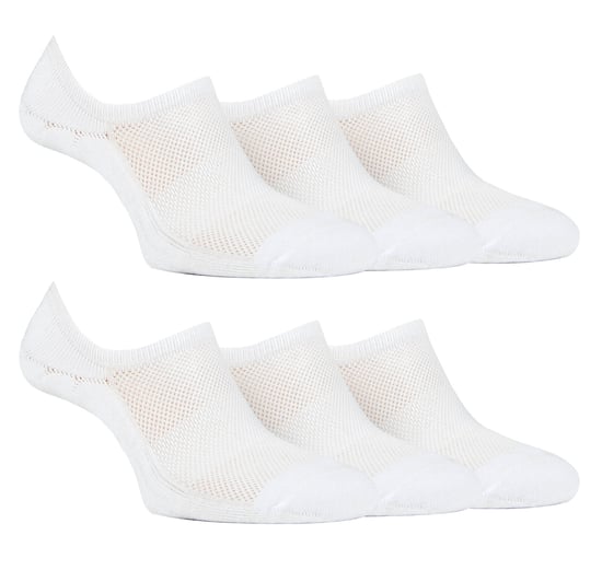 Ladies 6 Pack Bamboo No Show Socks | Invisible Socks with Heel Grip - Image 3