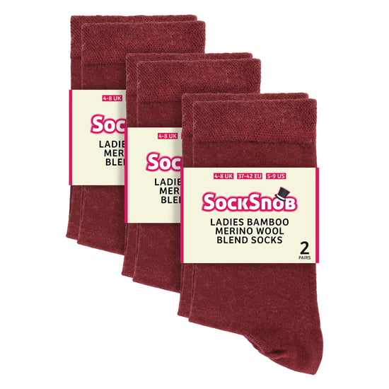 Dames 6-Pack Sokken van Bamboe en Merinowolmix - Image 2