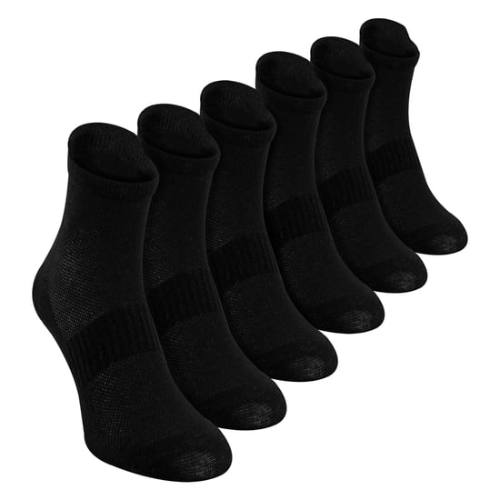 6-pack Yoga Pilates halkfria strumpor för herrar | Andningsaktiva, dämpade gymsockor - Image 1