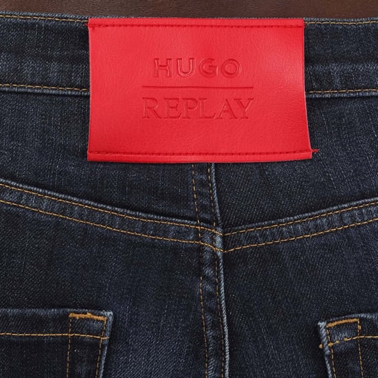 Women's Hugo x Replay Jeans in Black - Image 3