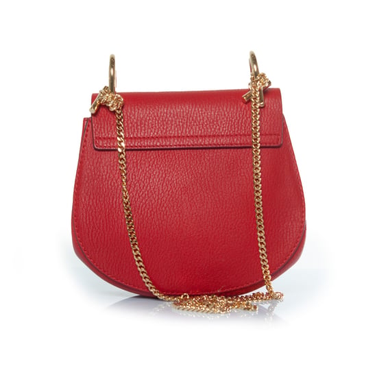 drew bag in red leather - Image 3