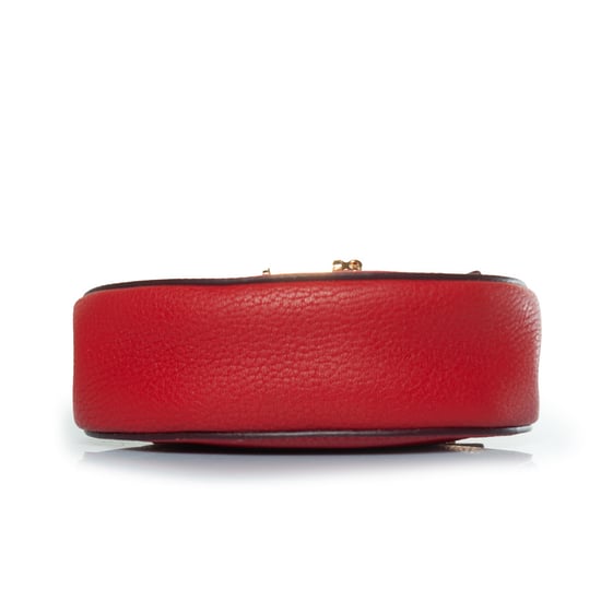 drew bag in red leather - Image 5