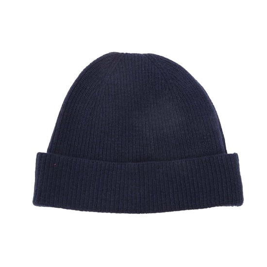 Accessories Palm Angels Juniors Knit Logo Beanie in Navy-White - Image 2