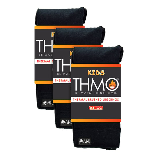 Kids 3 Pack Thermal Leggings with Thermal Brushed Inner - Image 2
