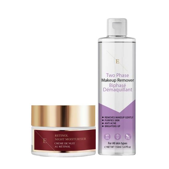 Retinol Night Moisturiser 50ml + Two phase Makeup remover 150 ml - Image 1
