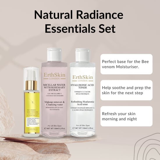 Micellärvatten med rosmarinextrakt 150ml+ Uppfriskande toner med hyaluronsyra 150ml+ Elixirserum med bigift och manukahonung 60ml - Image 2