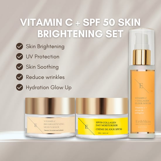VITAMIN C + COLLAGEN ELIXIR SERUM 60ML + Vitamin C Bio Brightening Moisturiser 50ml +SPF 50 Collagen Day Cream 50ml - Image 3