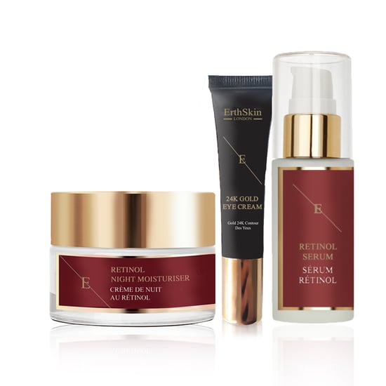 PRO RETINOL SERUM 30ML + PRO RETINOL NATTMOISTURISER 50ML + ÖGNCREME 24K GULD - 15ML - Image 1