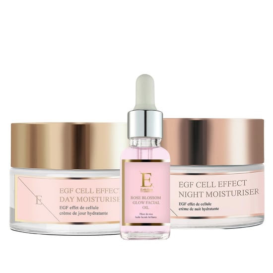 EGF Cel Effect Dag Moisturizer + EGF Cel Effect Nacht Moisturier + Rozenbloesem gezichtsolie 30ml - Image 1